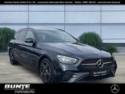 Nautikblau (blau) Gebraucht 2021 Mercedes E220 AMG Kombi | 39.775 € (Fairer Preis)