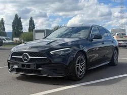 Schwarz Gebraucht 2022 Mercedes C220 AMG line Limousine | 27.900 € (Fairer Preis)