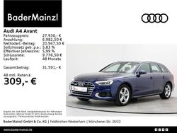 Blau Gebraucht 2020 Audi A4 Advanced Plus Kombi | 27.930 € (Fairer Preis)