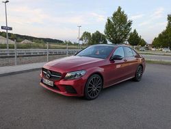 Rot Gebraucht 2020 Mercedes C400 AMG Limousine | 38.700 € (Etwas zu teuer)