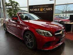 Designo hyazinthrot metallic (metallic) Gebraucht 2019 Mercedes C300 AMG line Cabrio | 31.990 € (Fairer Preis)