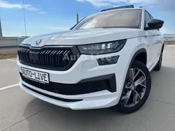 Weiß Gebraucht 2022 Skoda Kodiaq SportLine SUV | 42.990 € (Etwas zu teuer)