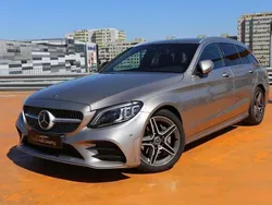 Grau Gebraucht 2019 Mercedes C200 AMG line Limousine | 22.800 € (Guter Preis)