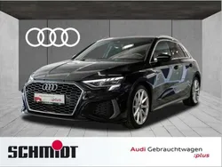 Mythosschwarz metallic Gebraucht 2023 Audi A3 Sportback S-Line Limousine | 32.440 € (Fairer Preis)