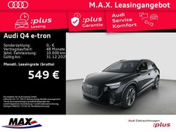 Mythosschwarz metallic Gebraucht 2024 Audi Q4 e-tron Ambiente SUV | 53.479 €