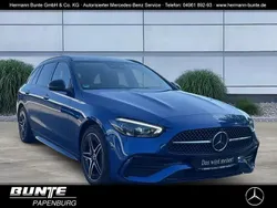 Spektralblau (blau) Gebraucht 2023 Mercedes C300e AMG Line Premium Plus Kombi | 45.775 € (Superpreis)