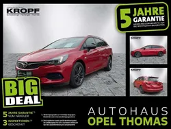 Chili rot/kardio rot Gebraucht 2022 Opel Astra Design & Tech Kombi | 16.580 € (Fairer Preis)