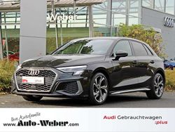 Mythosschwarz metallic Gebraucht 2022 Audi A3 Sportback S-Line Kombi | 26.590 € (Guter Preis)