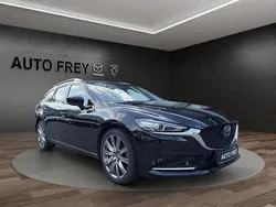 Schwarz Gebraucht 2024 Mazda 6 Exclusive-Line Kombi | 30.980 € (Fairer Preis)