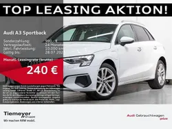 Weiß Gebraucht 2023 Audi A3 Sportback e-tron Ambiente Limousine | 29.980 € (Fairer Preis)