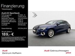 Navarrablau metallic Gebraucht 2024 Audi A3 Advanced Plus Limousine | 31.990 € (Fairer Preis)