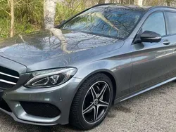 Selenitgrau metalliclack (metallic) Gebraucht 2018 Mercedes C220 AMG line Kombi | 15.900 € (Fairer Preis)