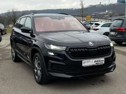 Schwarz magic perleffekt Gebraucht 2022 Skoda Kodiaq SportLine SUV | 33.990 € (Fairer Preis)