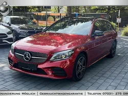 Rot Gebraucht 2018 Mercedes C300 AMG Limousine | 26.490 € (Fairer Preis)