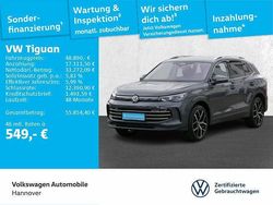 Delfingrau (metallic) Gebraucht 2024 VW Tiguan Elegance SUV | 48.890 € (Etwas zu teuer)
