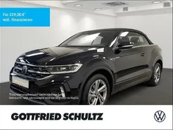Schwarz Gebraucht 2024 VW T-Roc Cabriolet R-line Cabrio | 33.500 € (Fairer Preis)