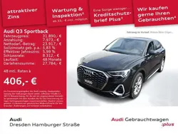 Mythosschwarz metallic Gebraucht 2021 Audi Q3 S-Line SUV | 31.890 € (Fairer Preis)
