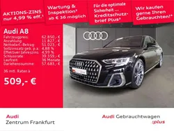 Mythosschwarz metallic Gebraucht 2022 Audi A8 Ambiente Limousine | 62.850 € (Superpreis)