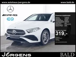 Weiss digitalweiss metallic Gebraucht 2024 Mercedes A250 AMG Limousine | 33.880 € (Fairer Preis)