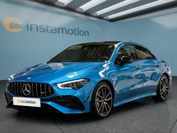Blau Gebraucht 2024 Mercedes CLA35 AMG AMG Limousine | 55.899 €