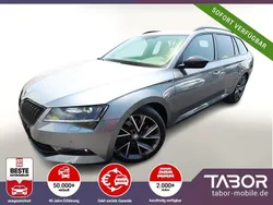 Grau Gebraucht 2018 Skoda Superb SportLine Kombi | 30.488 € (Teuer)