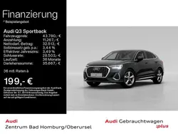 Schwarz Gebraucht 2024 Audi Q3 Sportback S-Line SUV | 43.780 € (Fairer Preis)