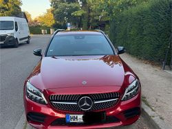 Rot Gebraucht 2019 Mercedes C300e AMG Kombi | 21.500 € (Superpreis)