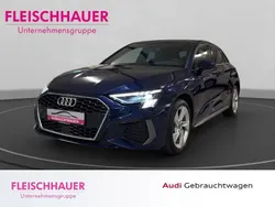 Blau Gebraucht 2022 Audi A3 Sportback e-tron S-Line Limousine | 29.770 € (Fairer Preis)