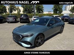 Metalliclack verdesilber (metallic) Gebraucht 2024 Mercedes E300 AMG Limousine | 56.439 € (Superpreis)