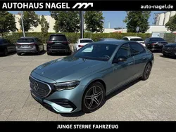 Metalliclack verdesilber (metallic) Gebraucht 2024 Mercedes E300 AMG Limousine | 63.889 € (Teuer)