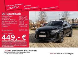 Schwarz Gebraucht 2022 Audi Q3 Sportback Performance SUV | 30.233 € (Guter Preis)