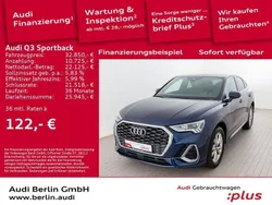 Individuallackierungen audi exclusive Gebraucht 2022 Audi Q3 Sportback S-Line SUV | 33.900 € (Superpreis)