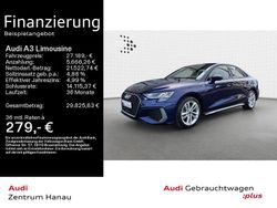 Navarrablau metallic Gebraucht 2022 Audi A3 S-Line Limousine | 27.189 € (Fairer Preis)