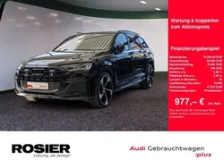 Mythosschwarz metallic Gebraucht 2023 Audi Q7 S-Line SUV | 79.990 € (Teuer)