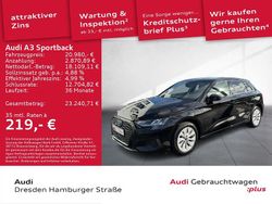 Brillantschwarz Gebraucht 2022 Audi A3 Sportback e-tron Basis Kleinwagen | 20.980 € (Fairer Preis)