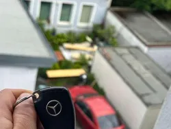 Rot Gebraucht 2001 Mercedes C200 Coupé | 1.200 € (Superpreis)