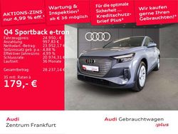 Kieselgrau/kieselgrau Gebraucht 2023 Audi Q4 Sportback e-tron Comfort SUV | 24.950 € (Guter Preis)