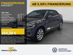 Grau Gebraucht 2024 VW T-Roc Cabriolet Goal Cabrio | 27.530 € (Fairer Preis)