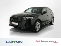 Mythosschwarz metallic Gebraucht 2024 Audi Q7 S-Line SUV | 86.770 € (Teuer)