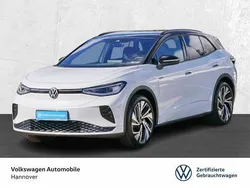 Gletscherweiß schwarz (metallic) Gebraucht 2024 VW ID.4 GTX SUV | 46.490 € (Etwas zu teuer)