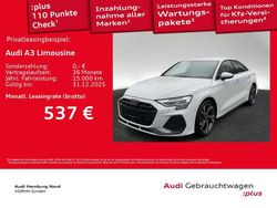 Gletscherweiß metallic Gebraucht 2025 Audi A3 S-Line Limousine | 44.980 € (Etwas zu teuer)