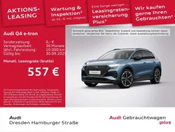Geysirblau metallic Gebraucht 2025 Audi Q4 e-tron S-Line SUV | 55.890 € (Etwas zu teuer)