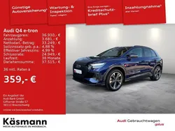 Navarrablau metallic Gebraucht 2022 Audi Q4 e-tron Ambiente SUV | 36.930 € (Etwas zu teuer)