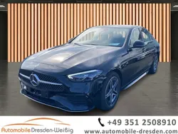 Schwarz schwarz Gebraucht 2024 Mercedes C220 AMG Limousine | 42.980 € (Etwas zu teuer)