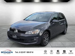 Grau Gebraucht 2016 VW Golf VII Allstar Limousine | 12.990 € (Fairer Preis)