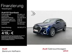 Blau Gebraucht 2022 Audi Q3 Sportback S-Line SUV | 34.980 € (Guter Preis)