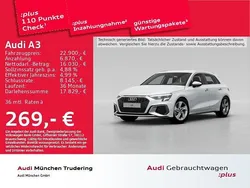Gletscherweiß metallic Gebraucht 2022 Audi A3 S-Line Limousine | 22.900 € (Guter Preis)