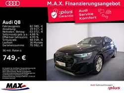 Mythosschwarz metallic Gebraucht 2025 Audi Q8 S-Line SUV | 82.989 € (Fairer Preis)
