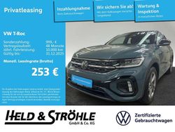 Petroleum blue metallic Gebraucht 2025 VW T-Roc R-line SUV | 28.260 € (Fairer Preis)