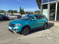 Makenatürkis metallic Gebraucht 2021 VW T-Cross United SUV | 21.480 € (Etwas zu teuer)